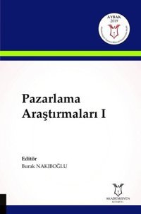 Pazarlama Araştırmaları-1 Kolektif Akademisyen Kitabevi