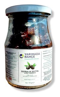 Yarımada Bahçe Az Tuzlu Siyah Zeytin 190 gr