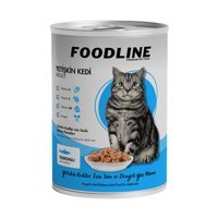 Foodline Yetişkin Somon Parça Etli-Soslu Yaş Kedi Maması 400 gr