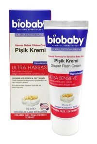 Biobaby Vitaminli Parfümsüz Parabensiz Pişik Kremi