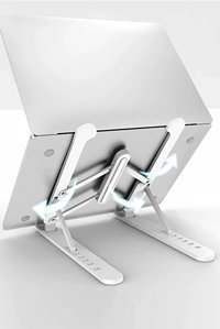 Technostation Katlanabilir Metal Dikey Ayarlanabilir Taşınabilir Ayaklı Hareketli Laptop Standı