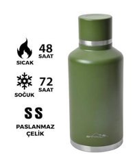 Nurgaz Ng 165Y Paslanmaz Çelik 2 lt Outdoor Termos Yeşil