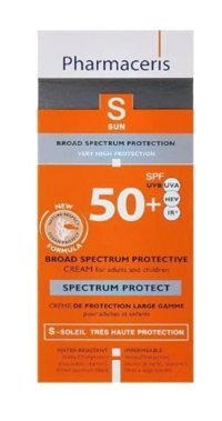 Pharmaceris S Broad Spectrum Protection 50 Faktör İçin Nemlendirici Suya Dayanıklı Yüz ve Vücut Güneş Kremi 50 ml