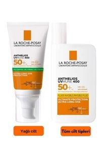 La Roche Posay 50 Faktör İçin Nemlendirici Yüz ve Vücut Güneş Kremi 2x50 ml