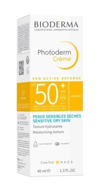 Bioderma Photoderm Max Cream 50 Faktör Tüm Ciltler İçin Nemlendirici Suya Dayanıklı Yüz Güneş Kremi 40 ml