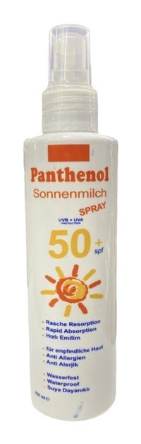 Panthenol Extal 50 Faktör İçin Leke Karşıtı Nemlendirici Yaşlanma Karşıtı Yağsız Suya Dayanıklı Yüz Güneş Sütü 200 ml