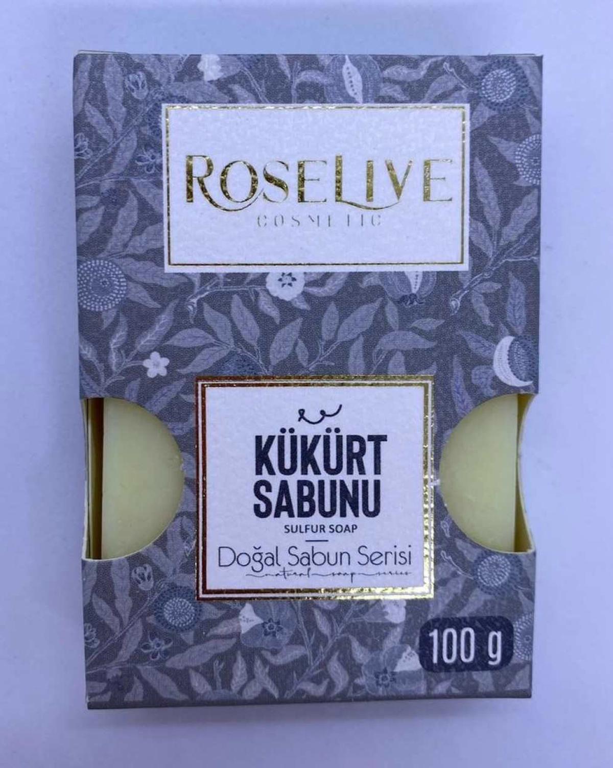 Roselive Cosmetic Organik Kükürtlü Sabun 100 gr