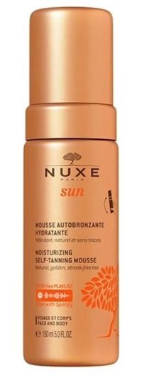 Nuxe Moisturizing Self-Tanning Mousse Portakal - Vanilya Hızlı Vücut İçin Bronzlaştırıcı Köpük 150 ml