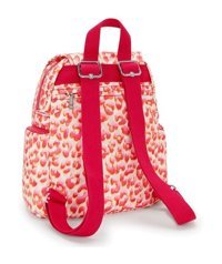 Kipling City Zip Mini Küçük Boy Pembe Latın Cheetah Kadın Sırt Çantası