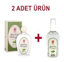 Tariş Yeşil Çay Cam Şişe Sprey Kolonya 200 ml + 80 ml