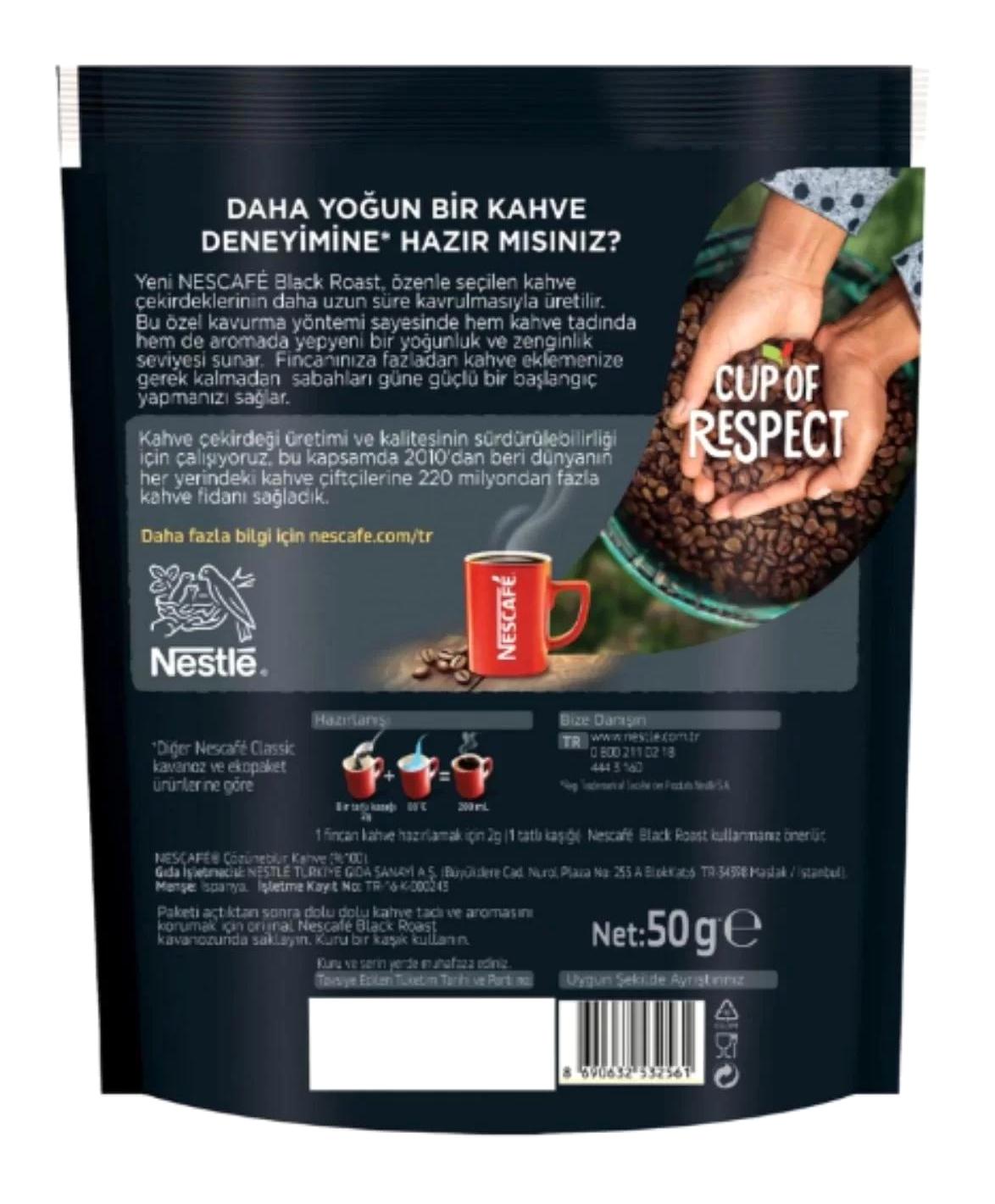 Nescafe Paket Granül Kahve 50 gr