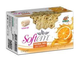 Softem Kabak Lifli Portakal Yağlı Katı Sabun 130 gr