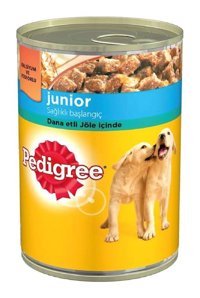 Pedigree Junior Dana Etli Yaş Köpek Maması 400 gr Tekli