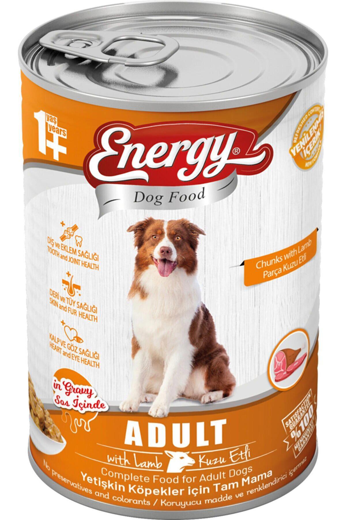 Energy Kuzu Parça Etli Yaş Köpek Maması 415 gr 80'li