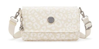 Kipling Aras Cheetah J Kadın Omuz Çantası Beyaz