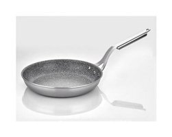 Altın Başak Silver Star Çelik - Granit Kaplama 26 cm Tava