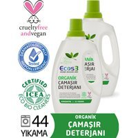 Ecos3 Vegan Konsantre 44 Yıkama Tüm Renkler İçin Sıvı Deterjan 2x750 ml