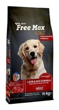 Free Kuzu Etli Pirinçli Büyük Irk Yetişkin Köpek Maması 15 Kg