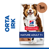 Hill'S Science Plan Kuzu Etli Pirinçli Orta Irk Yaşlı Köpek Maması 14 Kg