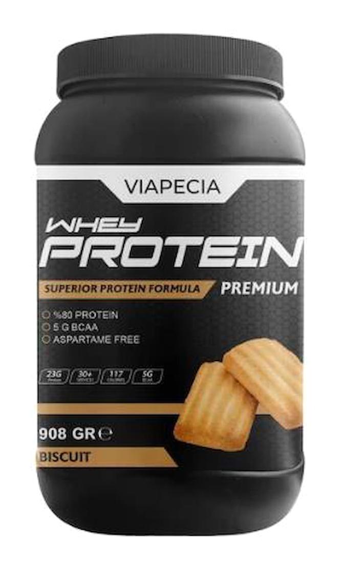 Viapecia Bisküvili Whey Protein Protein Tozu 908 gr