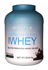 Sportica Nutrition Platinum Series Çikolatalı Whey Protein Protein Tozu 2.34 kg