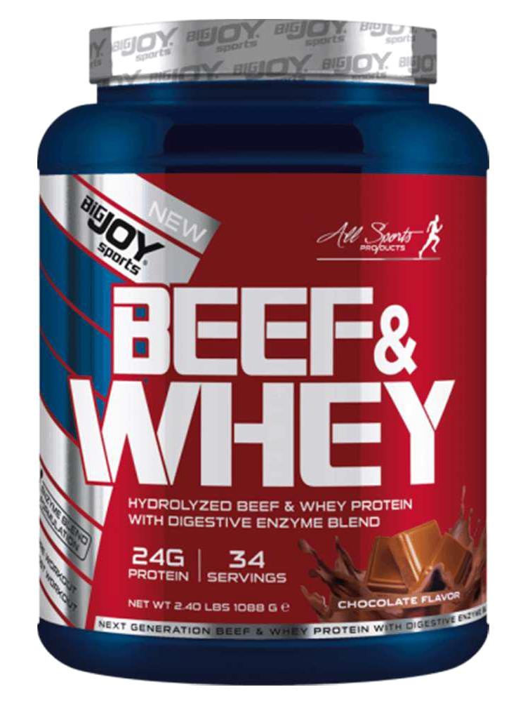 Bigjoy Beef Çikolatalı Et Whey Protein Protein Tozu 1.088 kg