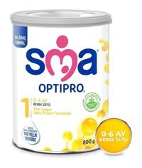 Sma Optipro Laktozlu 1 Numara Bebek Sütü 800 gr