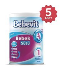 Bebevit Laktozlu Probiyotikli 1 Numara Devam Sütü 5x400 gr