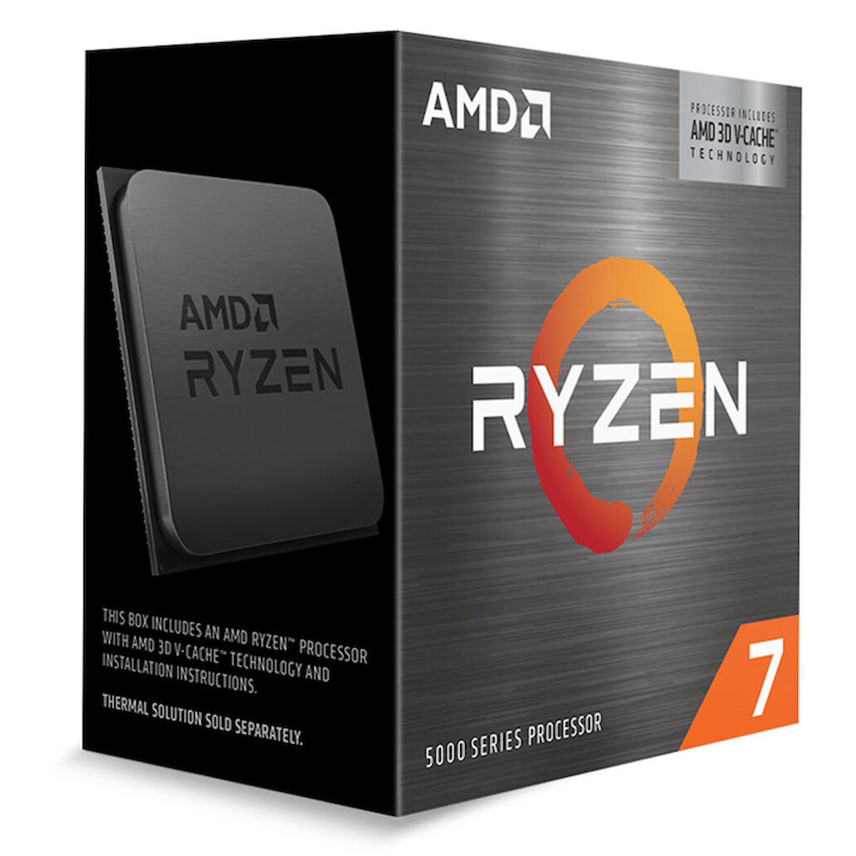 AMD Ryzen 7 5800X3D 8 Çekirdekli 3.4 Ghz 4.5 GHz Turbo Hız 96 MB Ön Bellek AM4 Soket Tipi İşlemci