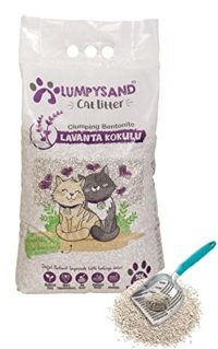 Lumpysand Lavanta Kokulu Topaklanan İnce Taneli Bentonit Kedi Kumu 10 lt