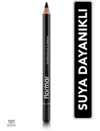 Flormar Kajal No:101 Suya Dayanıklı Mat Pastel Siyah Kalıcı Kalın Uçlu Kalem Eyeliner