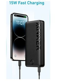 Anker 20000 mAh Hızlı Şarj Micro Type C - USB Powerbank Siyah