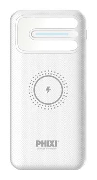 Phixi Basic Pw11 10000 mAh Mıknatıslı Micro Type C - USB Powerbank Beyaz