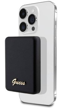 Guess 5000 mAh Hızlı Şarj Mıknatıslı Type C Powerbank Siyah