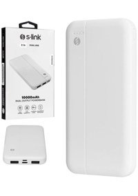 S-Link Lp-G10N 10000 mAh Hızlı Şarj Micro Type C - USB Powerbank Beyaz