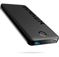 Anker A1334 10000 mAh Hızlı Şarj Micro Type C - USB Powerbank Siyah