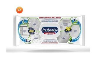 Freshmaker Çok Amaçlı 50 Yaprak 3'lü Islak Mendil