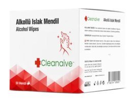 Cleanaive 50 Yaprak Islak Mendil