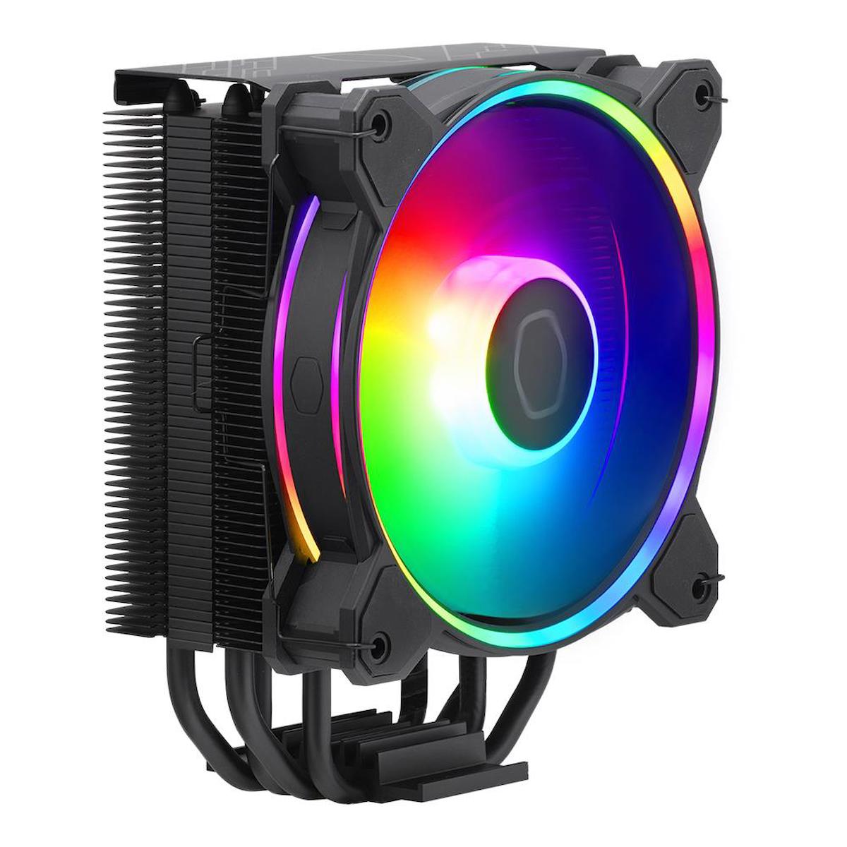 Cooler Master Hyper 212 Halo Sessiz 4 Pin 1 Fanlı Fan Soğutmalı RGB Masaüstü İşlemci Soğutucu Siyah