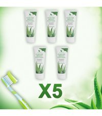 Forever Aloe Veralı Organik Florürsüz Diş Macunu 5x130 ml