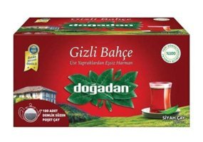 Doğadan Gizli Bahçe Siyah Demlik Poşet Çay 6x100 Adet