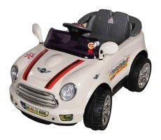 Aliş Toys Turbo Coupe 606K 12 V Üstü Açık Tek Kişilik Akülü Araba Beyaz