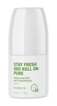 Farmasi Stay Fresh Pure Ter Önleyici Organik Antiperspirant Roll-On Kadın Deodorant 50 ml