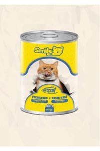 Smile Cat Kısırlaştırılmış Somonlu Soslu Yetişkin Yaş Kedi Maması 400 gr