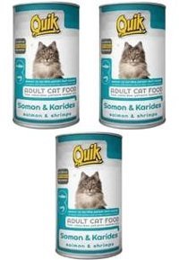 Quik Karides Jöleli Parça Etli Yetişkin Yaş Kedi Maması 3x415 gr