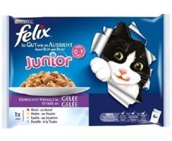 Purina Felix Tavuk Sığır Eti Jöleli Yavru Yaş Kedi Maması 20x85 gr