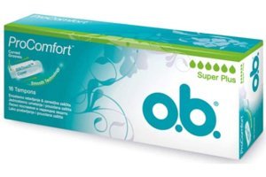 O.B. ProComfort Süper Plus Tampon 16'lı