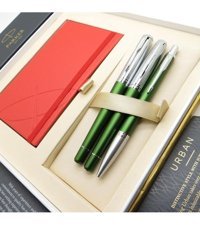 Parker Urban Premium Desenli Yeşil Multi Set Dolma Kalem