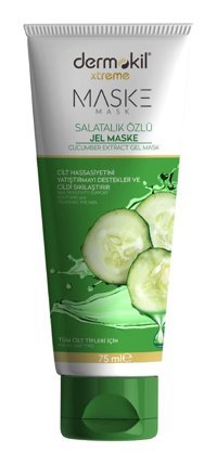 Dermokil Salatalık Özlü Aloe Veralı Nemlendiricili Jel Yüz Maskesi 75 ml