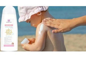 Biobellinda Sun Care 50 Faktör Hassas Ciltler İçin Leke Karşıtı Nemlendirici Yağsız Suya Dayanıklı Yüz Ve Vücut Güneş Losyonu 200 ml